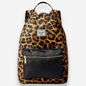 BNWT Sprout X Herschel Diaper Bag Backpack in Leopard Print